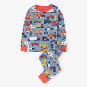 Hatley Rush Hour Organic Cotton Pajama Set